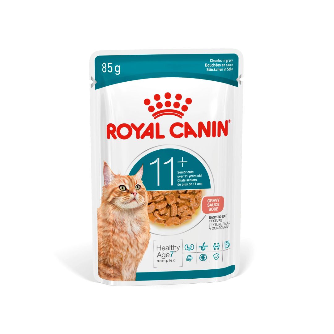 Royal Canin AGEING 11+ Gravy wet food for cats 12 x 85 g