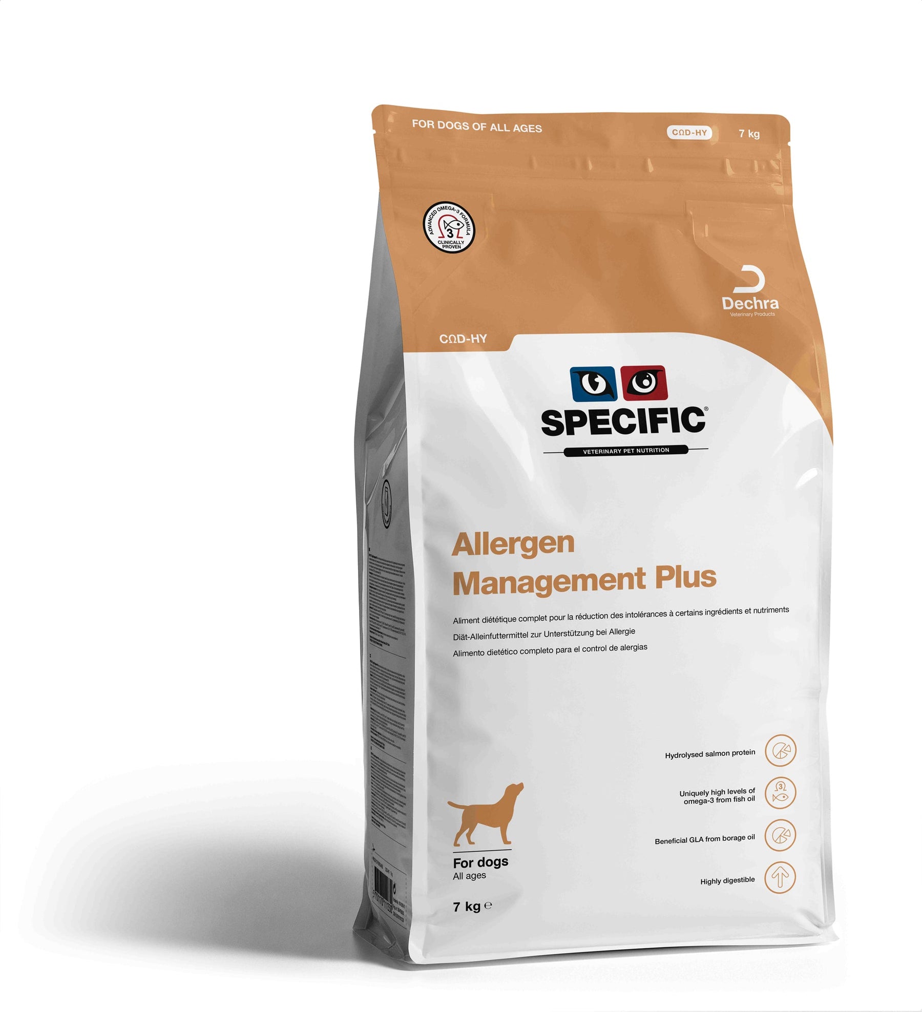 Specific CΩD-HY Allergen Management Plus for Dogs 7 kg