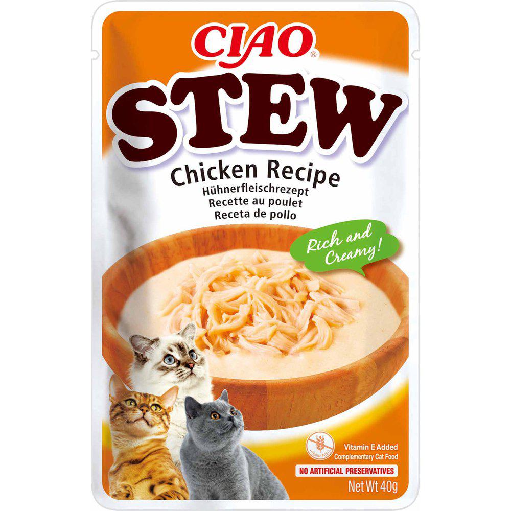Ciao Stew Kyckling 12 x 40 g för katter