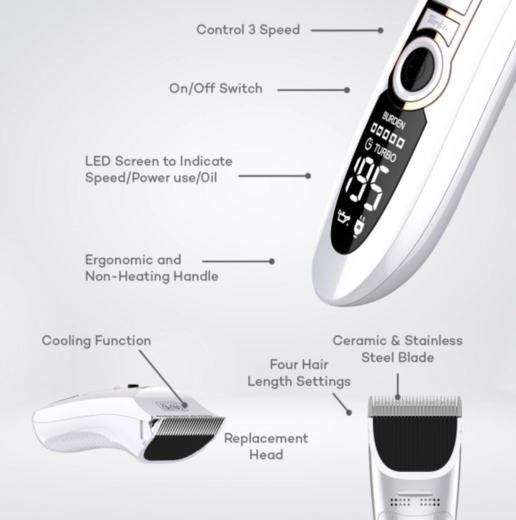 Tauro Pro Line Professional trådlös klippmaskin