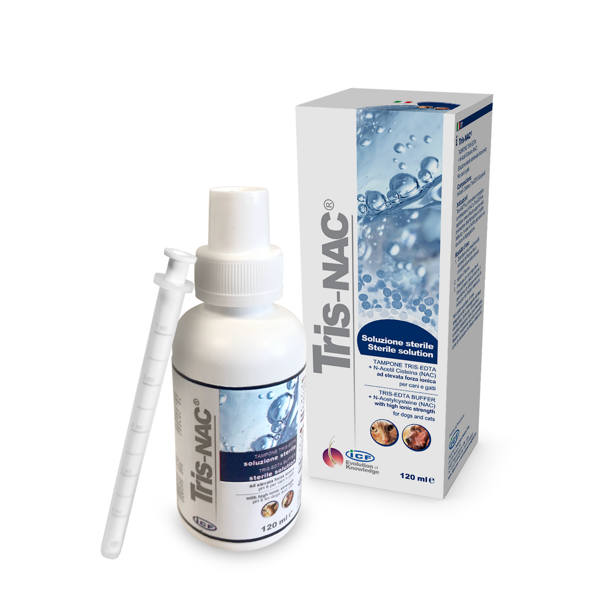Tris-NAC för hundar och katter 120 ml