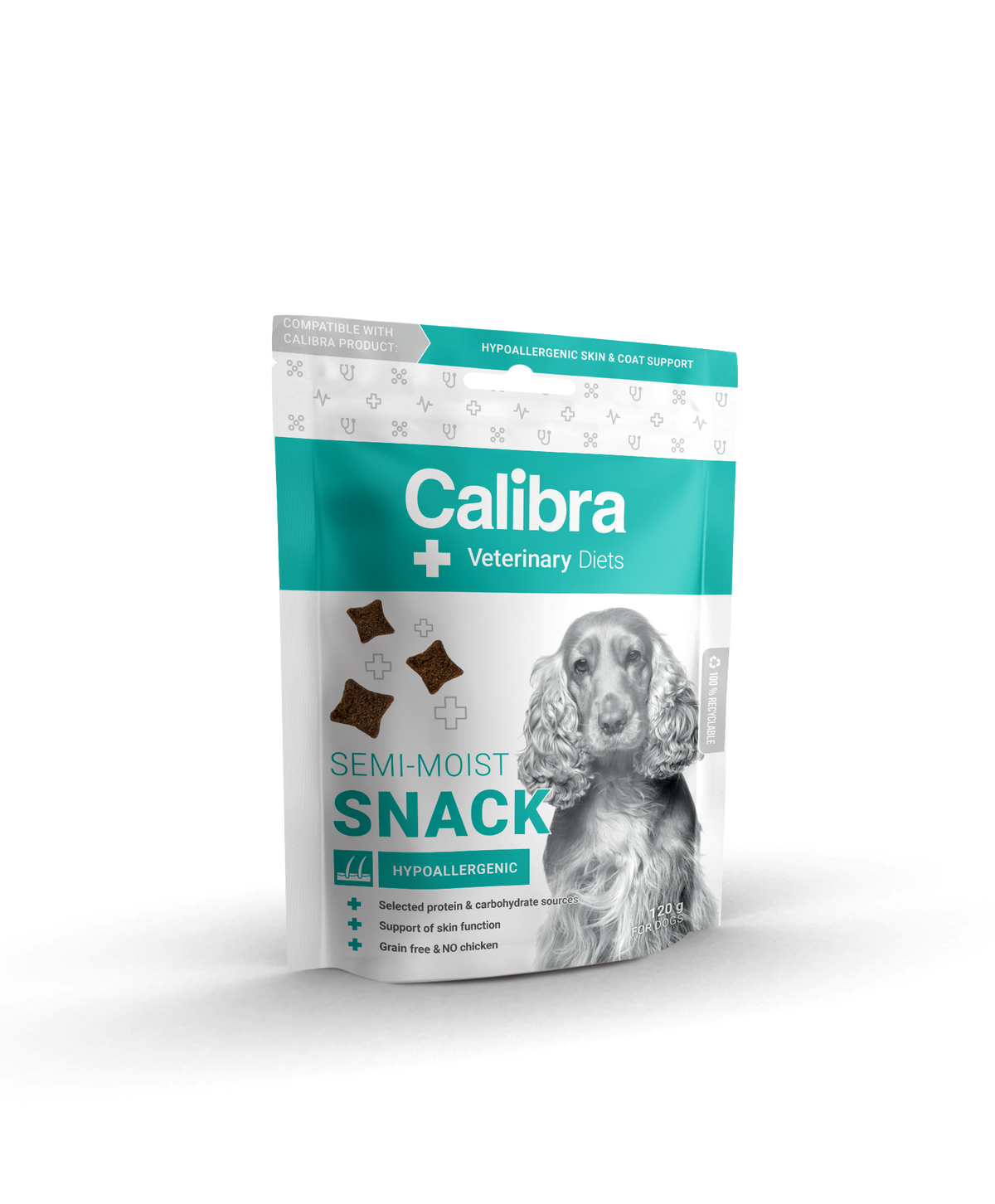 Calibra Veterinary Diet Semi-Moist Snack Hypoallergenic 6 x 120 g för hundar