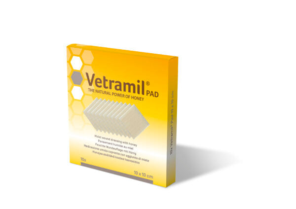 Vetramil Pad 10 x 10 cm Sårförband 10 st