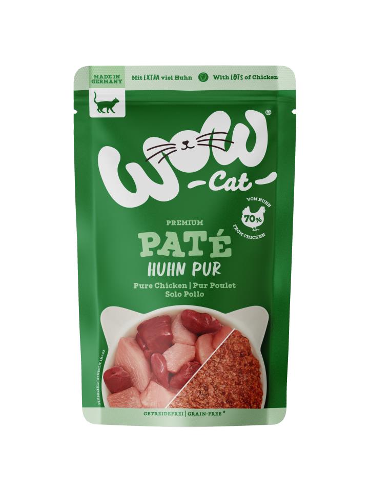 WOW Cat Adult Paté Kyckling för katt 125 g