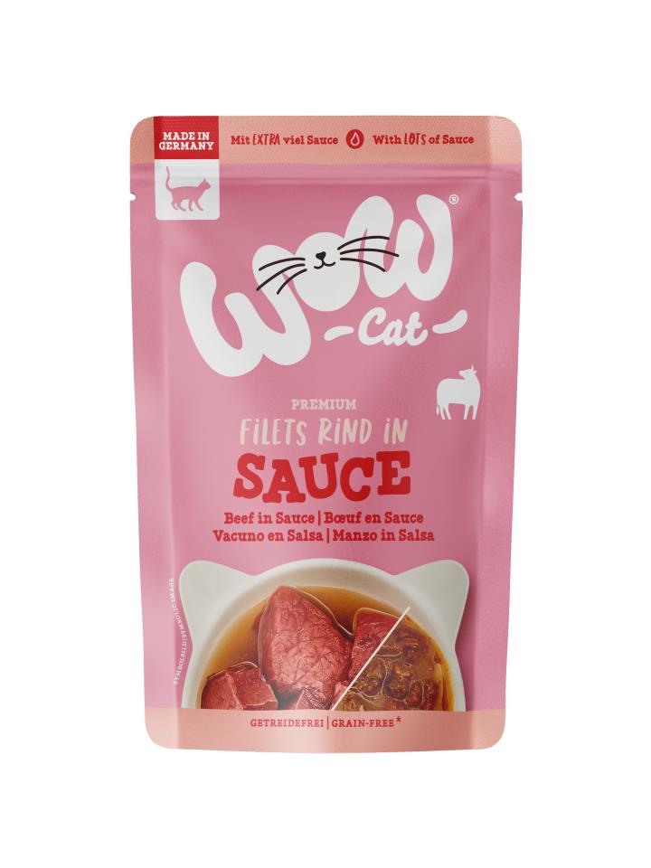 WOW Cat Adult Beef in Gravy 85 g