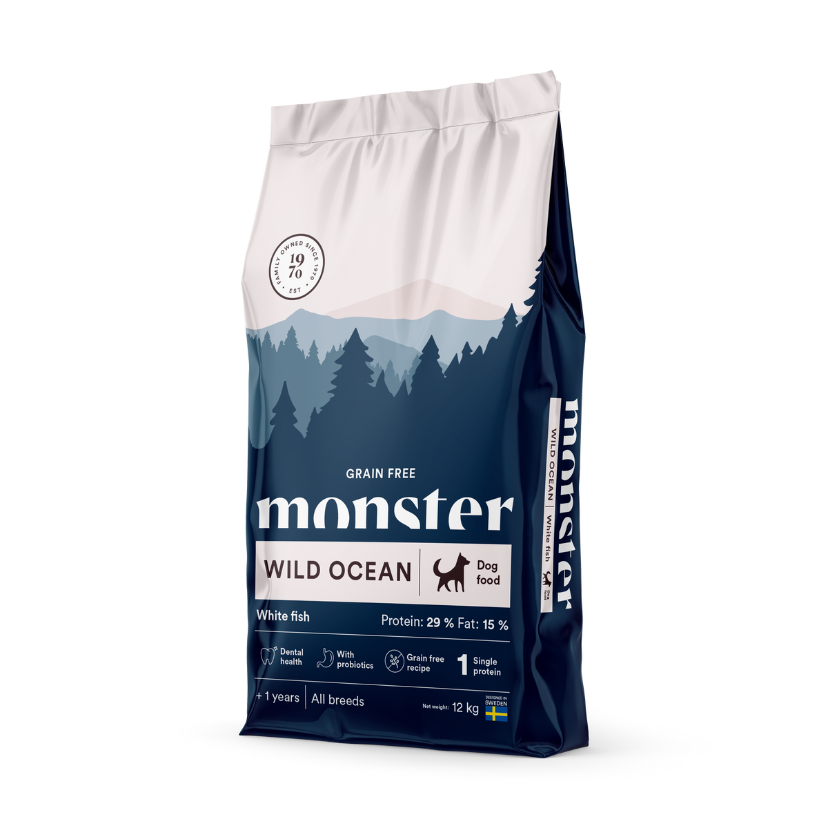 Monster Dog Grain Free Wild Ocean White Fish