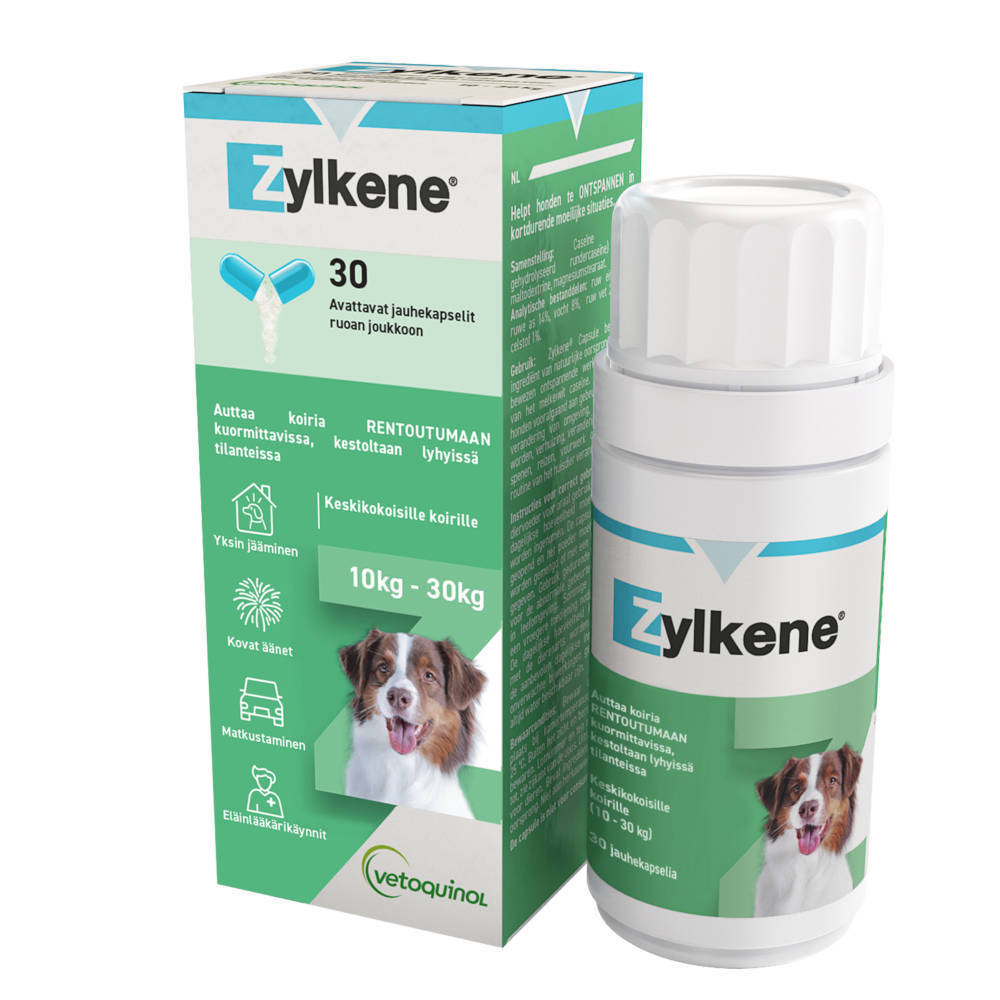 Zylkene for dogs weighing 10 - 30 kg 30 capsules