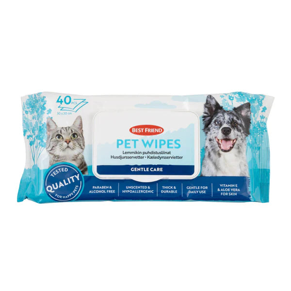 Best Friend Pet Wipes 30 x 20 cm 40 pcs