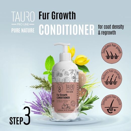 Tauro Pro Line Pure Nature Fur Growth närande balsam 400 ml