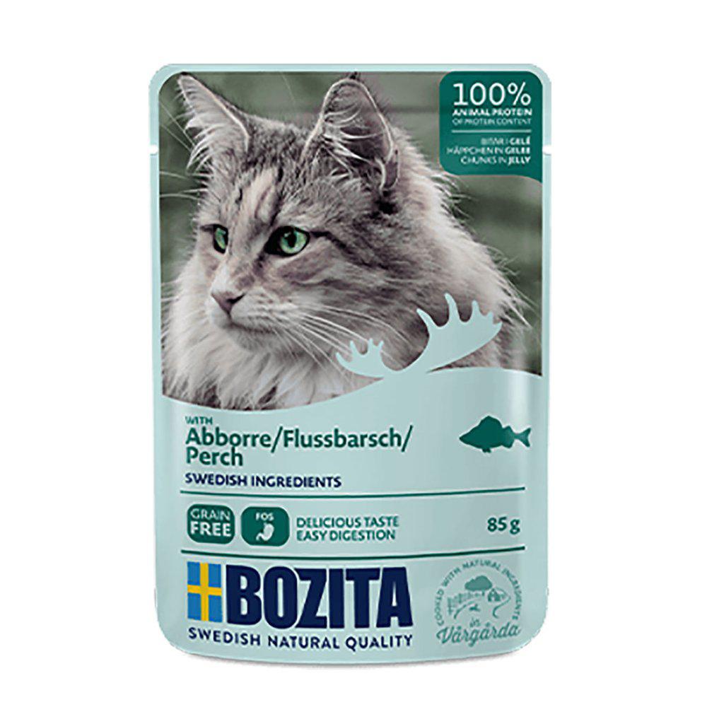 Bozita Abborre i Gelé för Katter 12 x 85 g