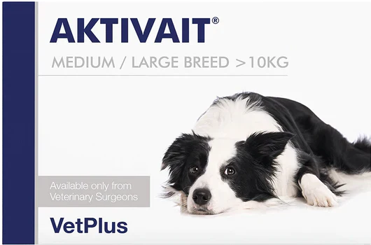 Vetplus Aktivait Medium And Large Breed Dog 60 Tablets