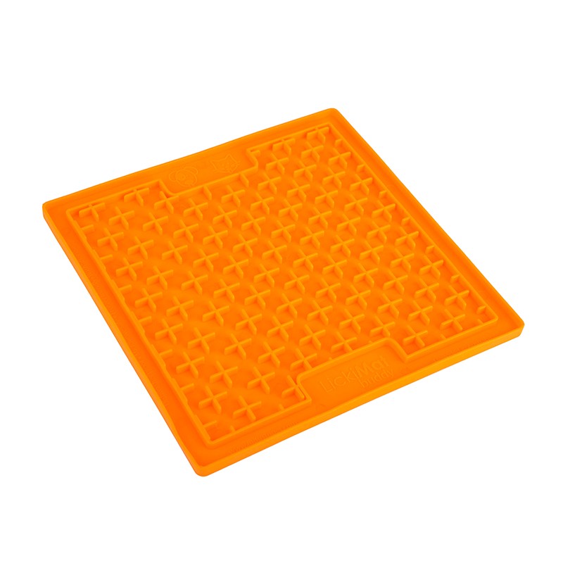 LickiMat Buddy Large orange 28 x 28 cm