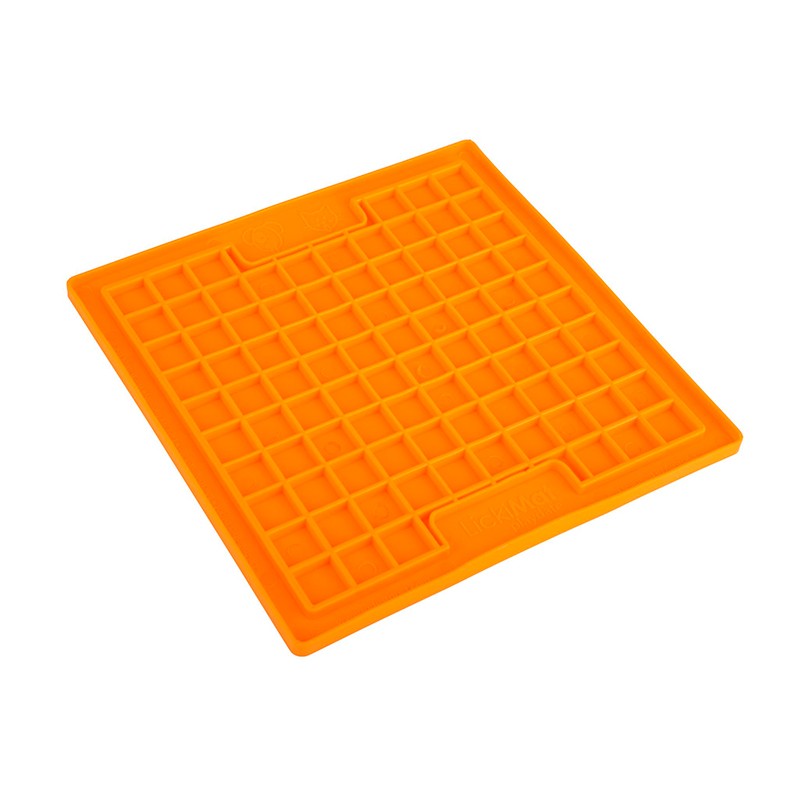 LickiMat Playdate orange 20 x 20 cm