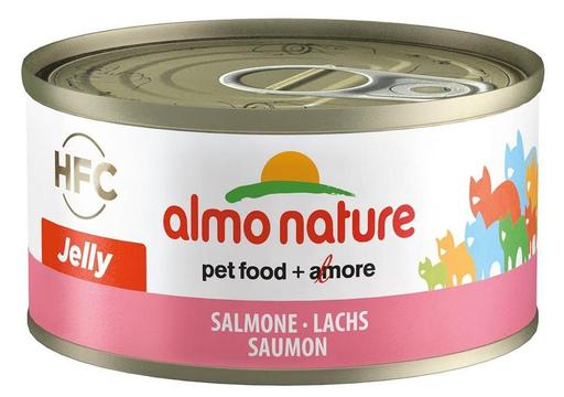 Almo Nature HFC Jelly Lax 24 x 70 g våtfoder för katter