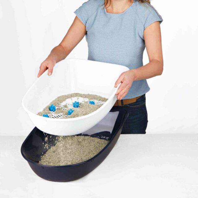 Trixie kattsandlåda Berto med silbas