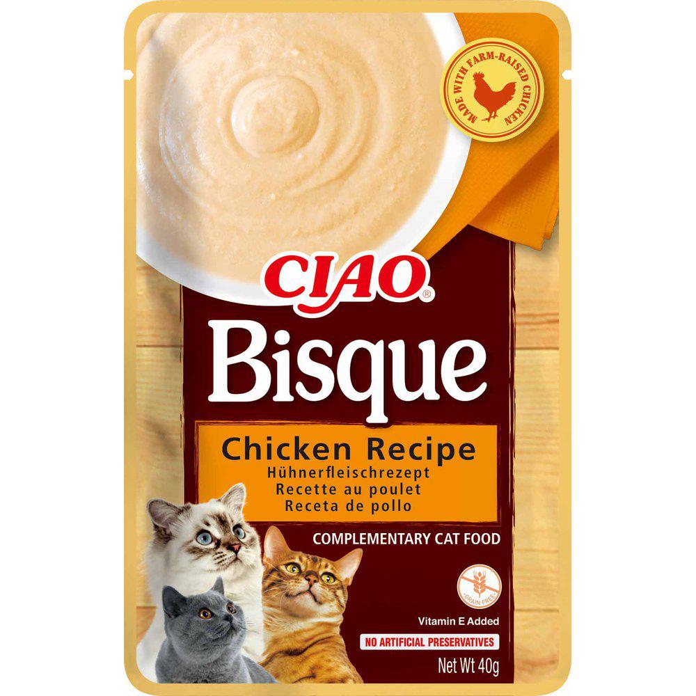 Ciao Bisque Kyckling påse för katt 40 g