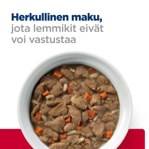 Hill’s Prescription Diet i/d Stress Mini Stew Digestive Care kana ja köögiviljadega märgtoit koertele 156 g