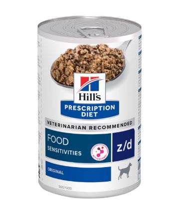 Hill’s Prescription Diet z/d märgtoit koertele 12 x 370 g MULTIPAKK
