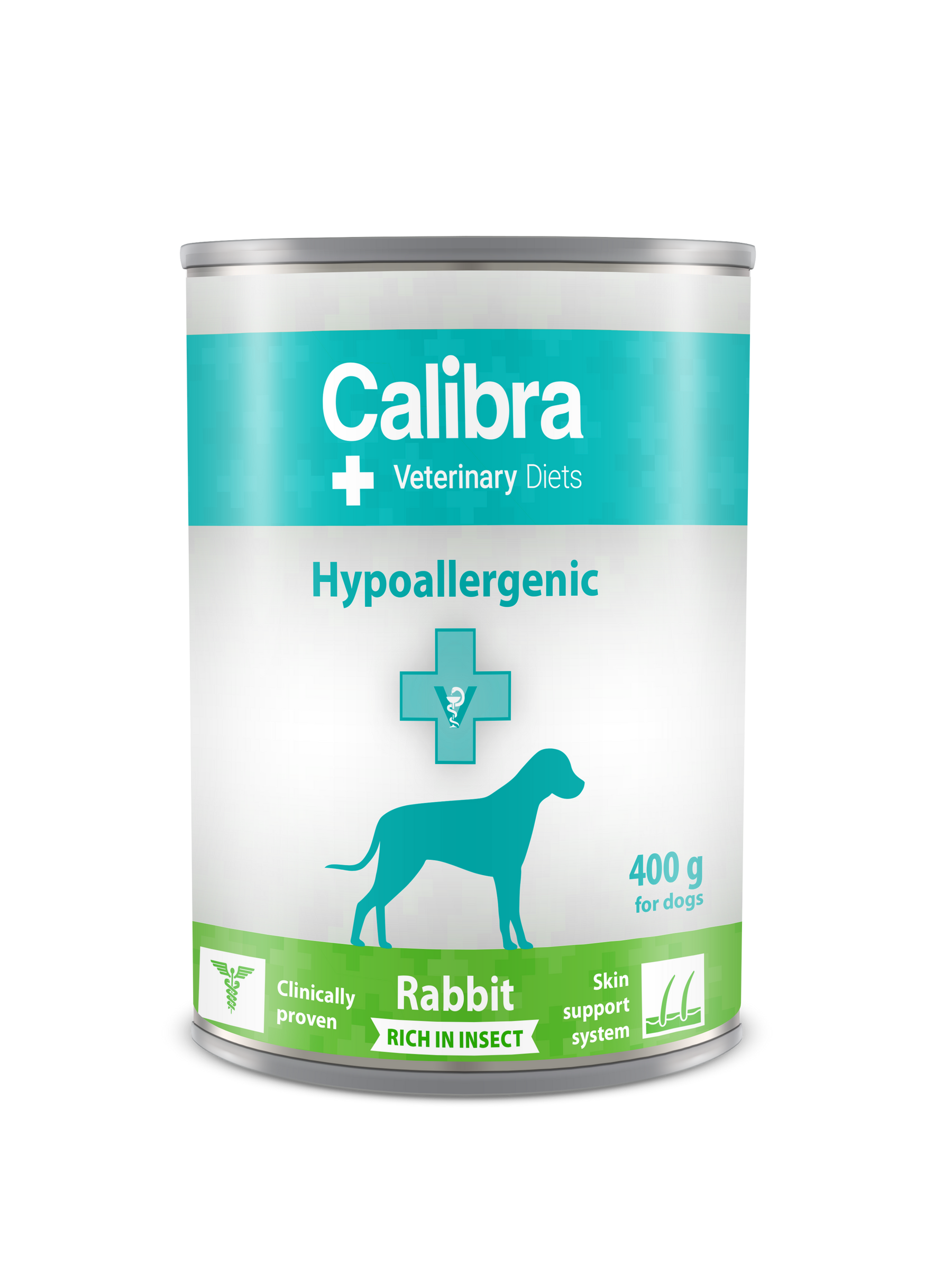 Calibra VD Dog Hypoallergenic Kanin & Insekt våtfoder 6 x 400 g för hundar