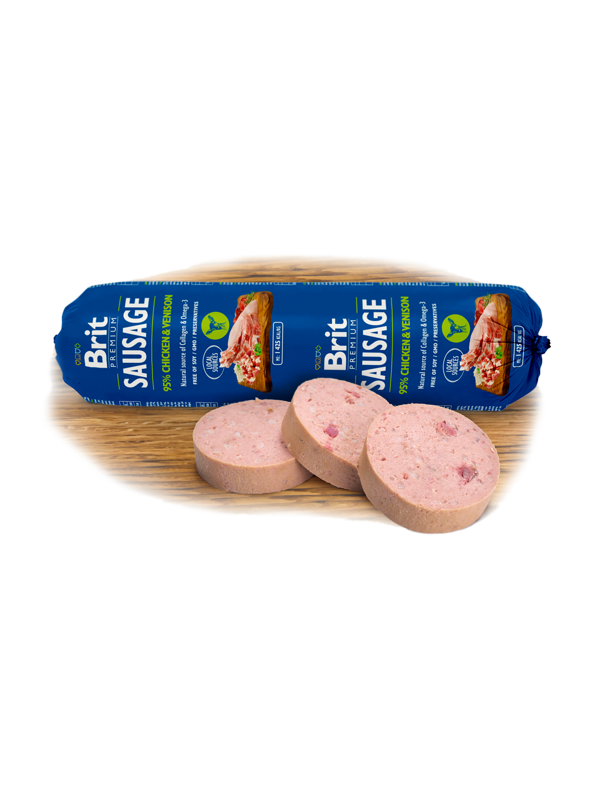 Brit Premium Sausage Chicken & Venison Dog 12 x 800 g