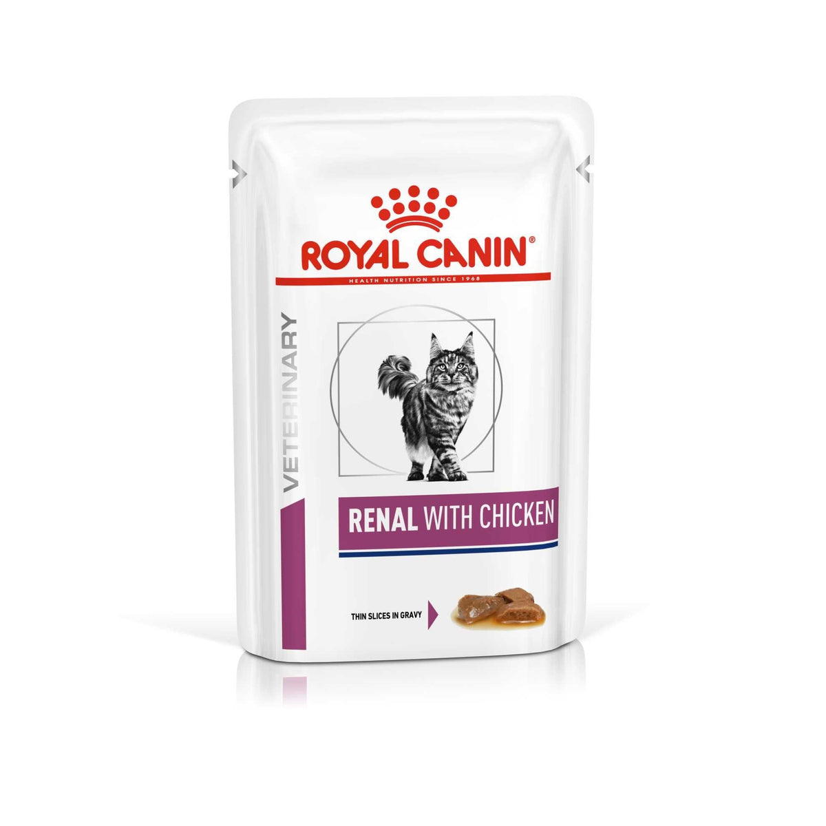 Royal Canin Veterinary Diets Vital Renal Chicken våtfoder för katt 85 g
