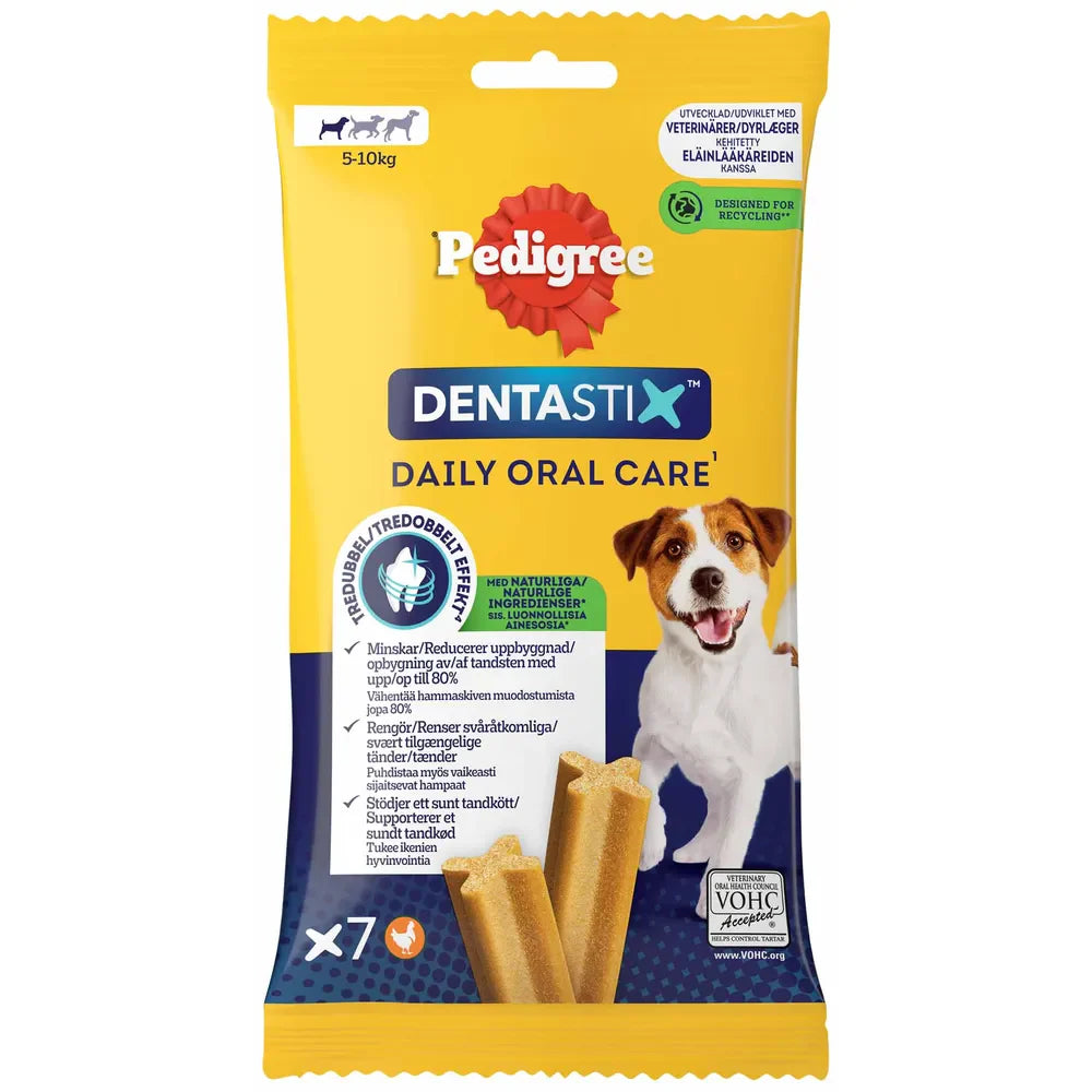 Pedigree Dentastix S 5–10 kg för hundar