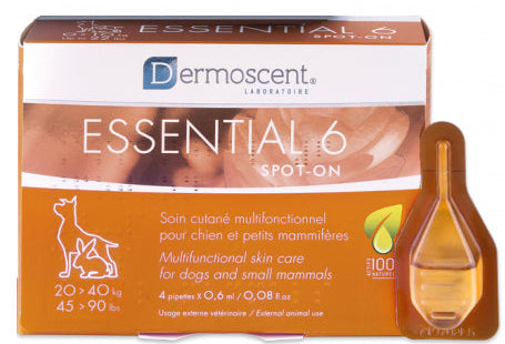 Dermoscent Essential 6 spot-on nahahooldus koertele 20 - 40 kg