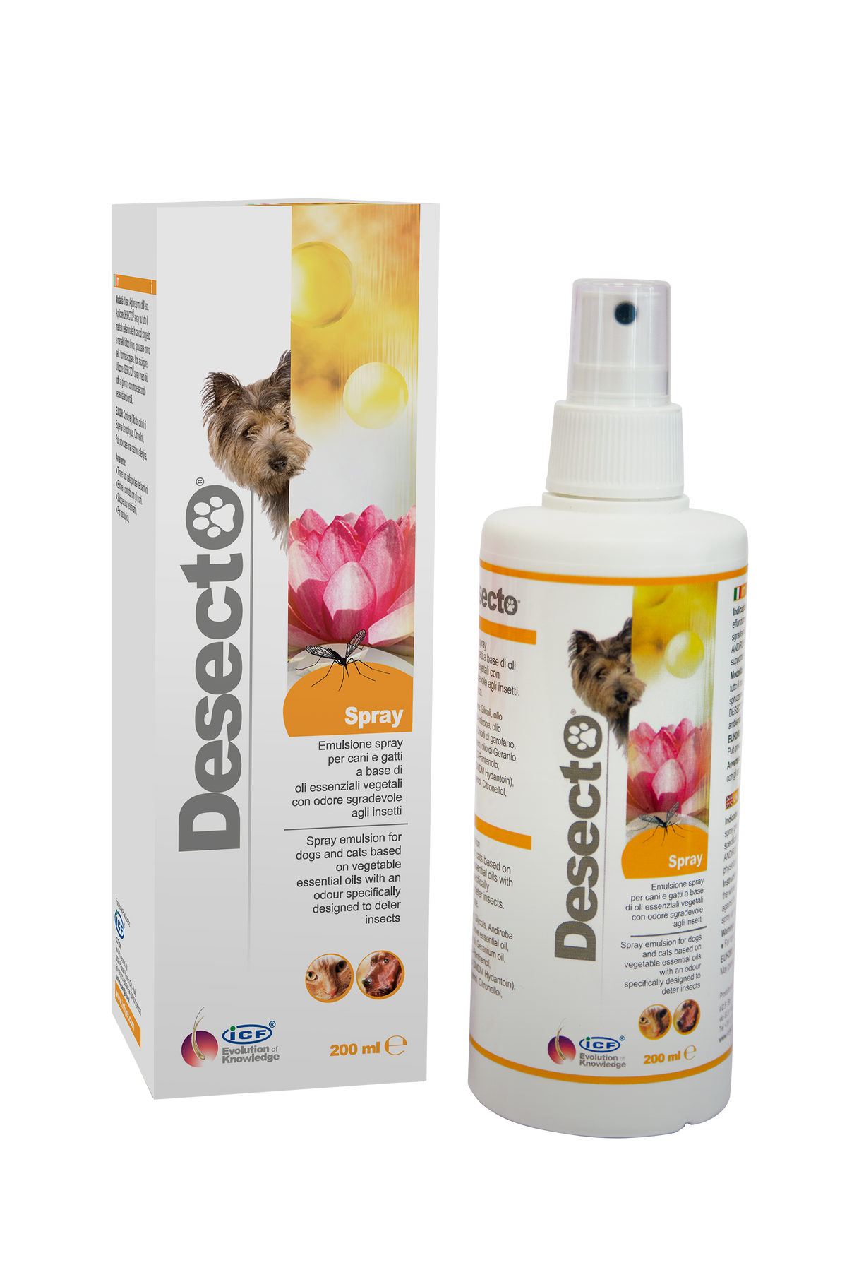 Desecto spray 200 ml för katter och hundar