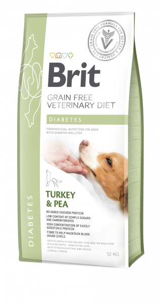 Brit Diabetes Turkey & Pea Dog 12 kg