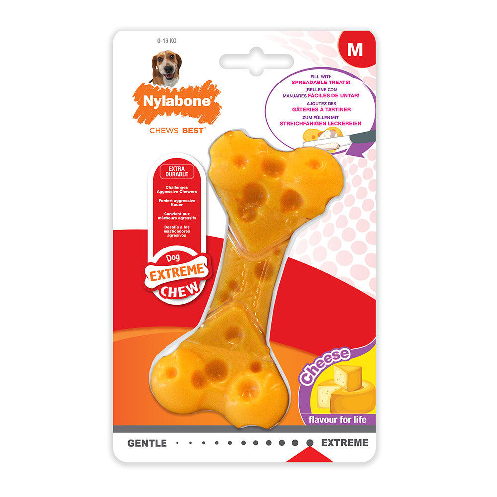 Nylabone Extreme Chew ost M för hundar