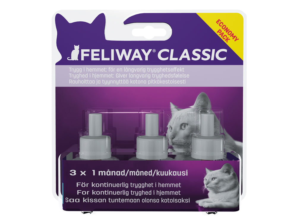 Feliway Classic Refill för Katter 3 x 48 ml