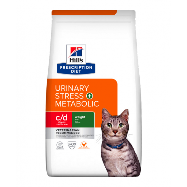 Hill's Prescription Diet c/d Urinary Stress + Metabolic kattfoder med kyckling