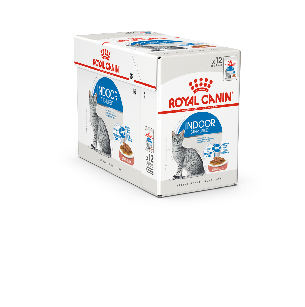 Royal Canin Indoor Sterilised Gravy våtfoder 12 x 85 g för katter