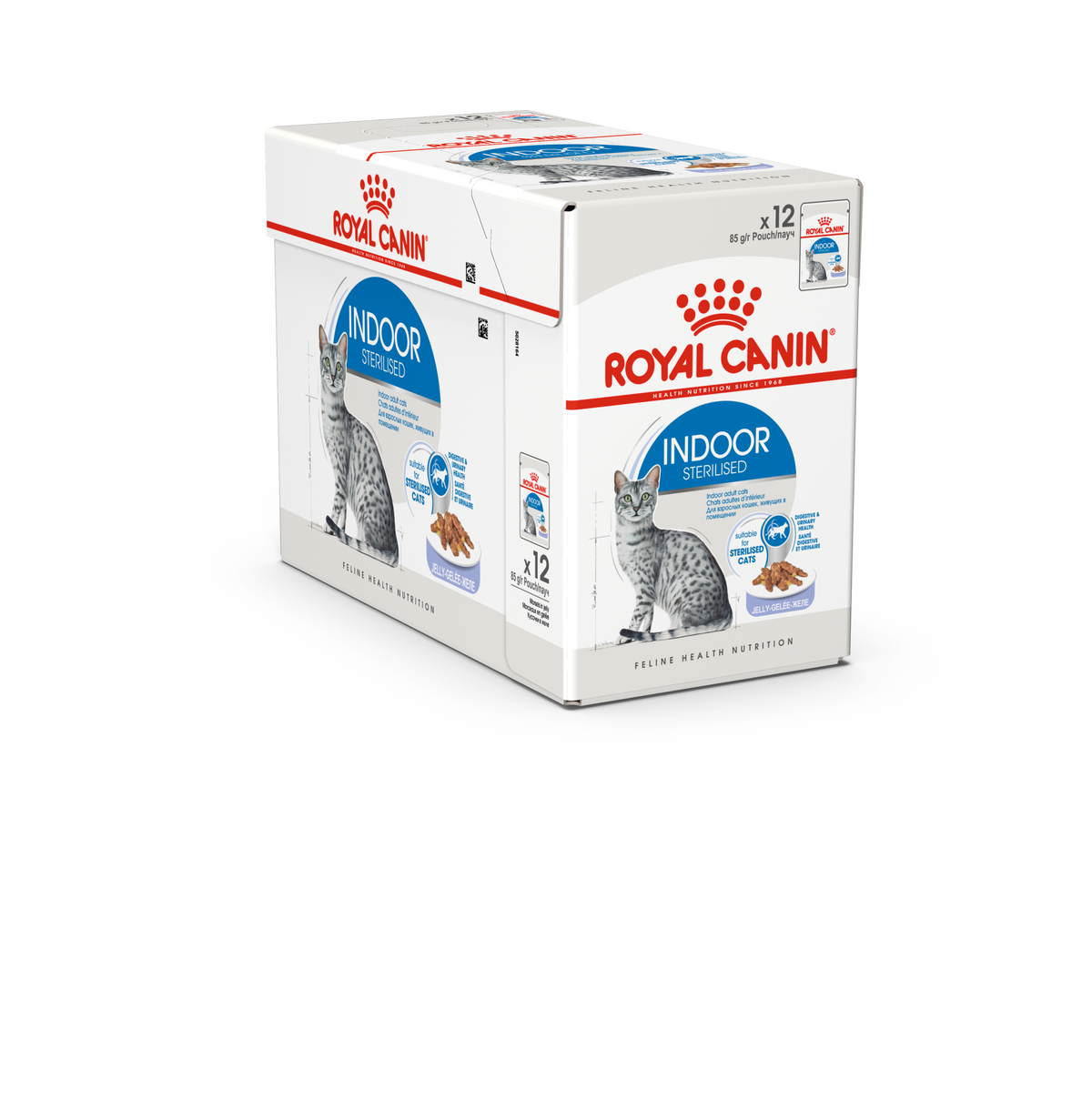 Royal Canin Indoor Sterilised Jelly våtfoder 12 x 85 g för katter