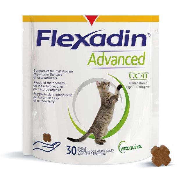 Flexadin Advanced närimistabletid kassidele 30 tk