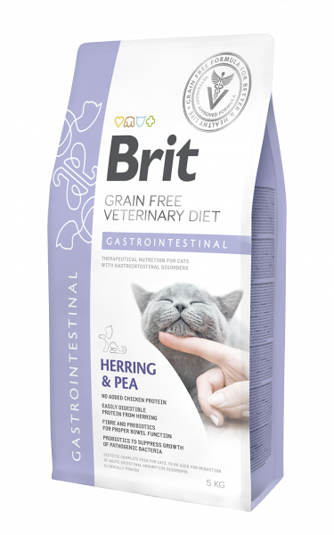 Brit Gastrointestinal Cat Herring & Pea 5 kg