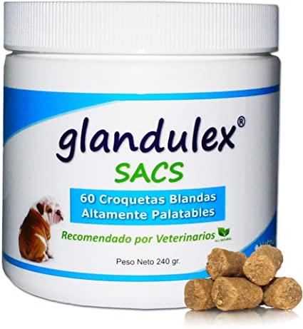 Glandulex Sacs för hundar 60 tuggtabletter