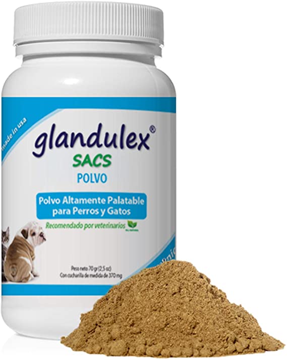 Glandulex Sacs pulver för katter och hundar 70 g