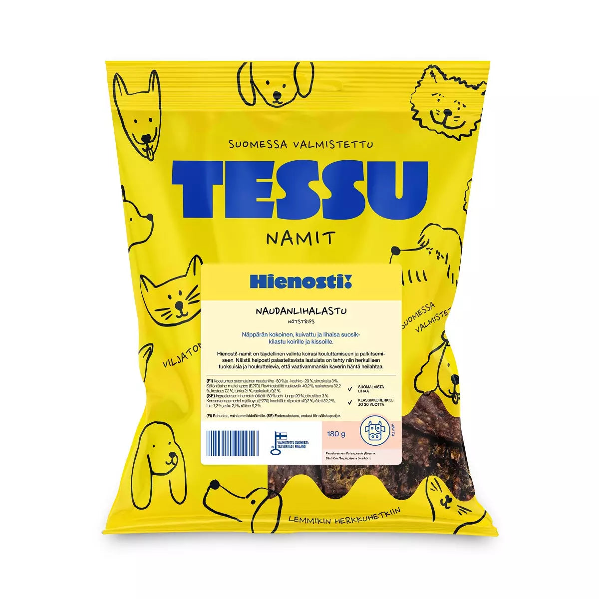 Tessu Delicious! Beef Chips 180g