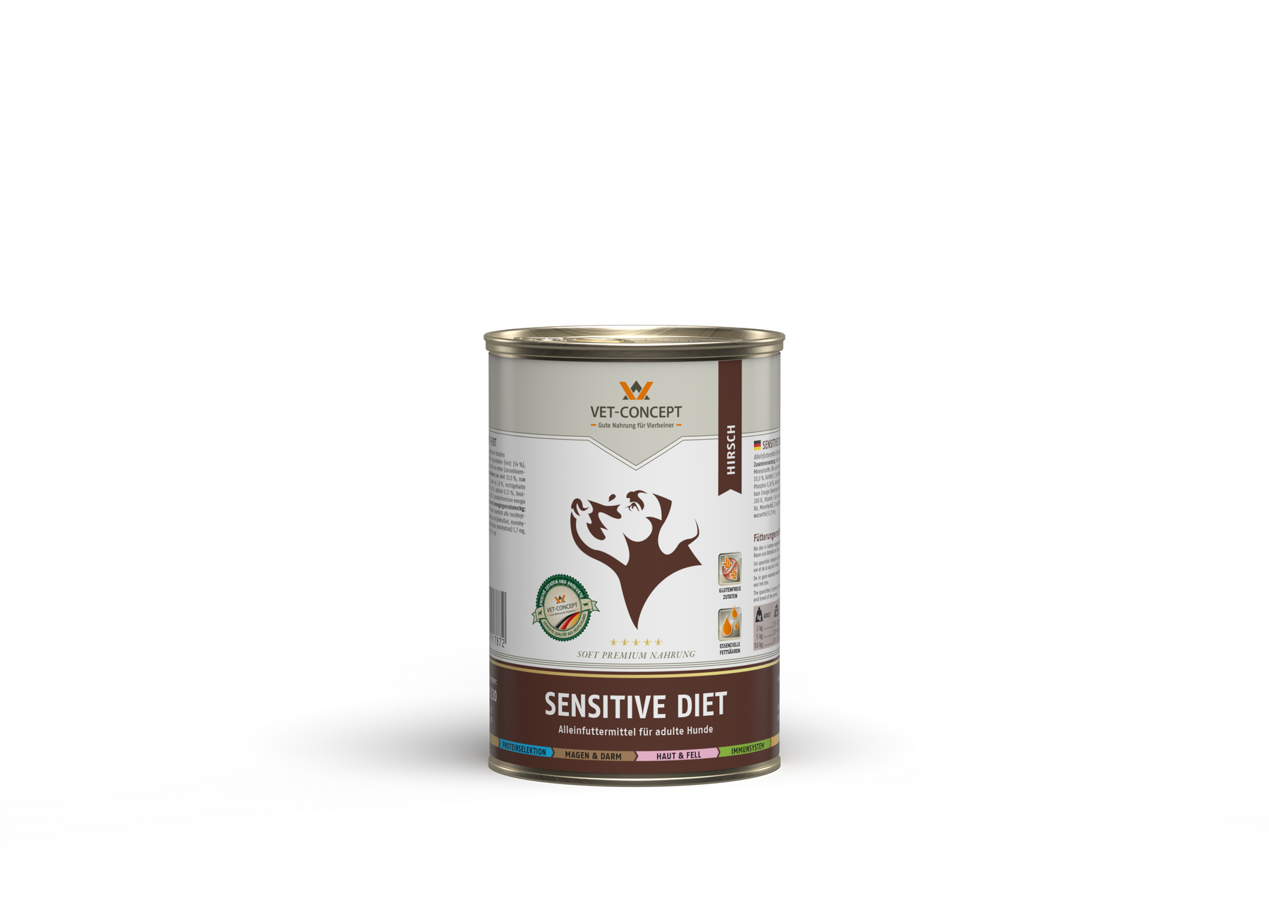 Vet Concept Hundmeny Sensitive Diet Hjort 6 x 400 g