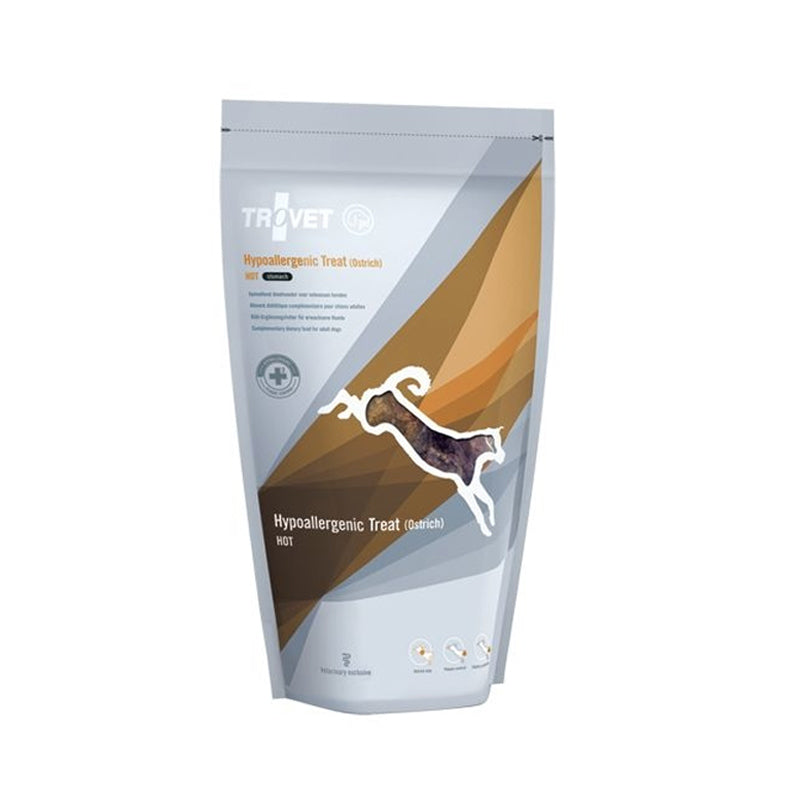 Trovet HOT Ostrich's stomach Hypoallergenic maiused koertele 150 g
