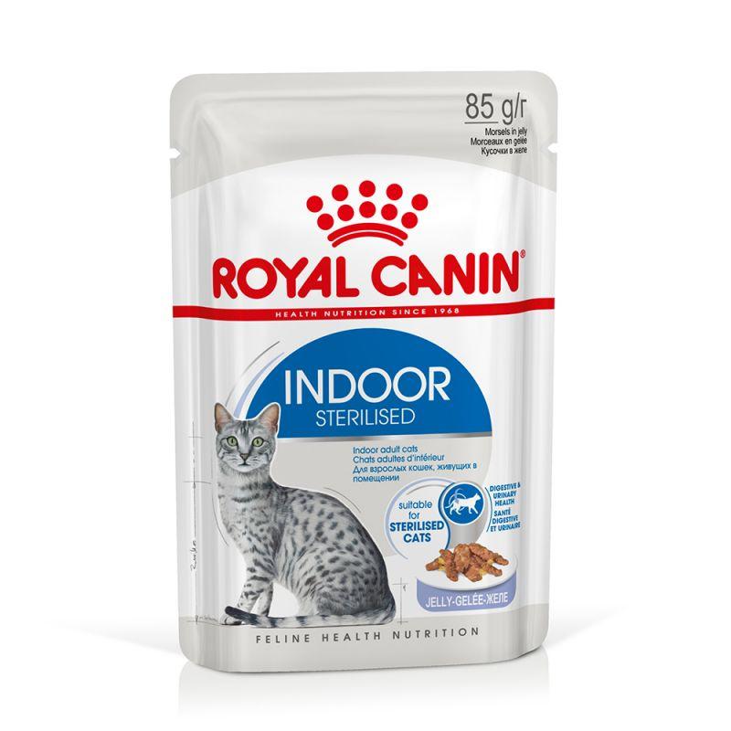 Royal Canin Indoor Sterilised Jelly märgtoit kassidele 85 g