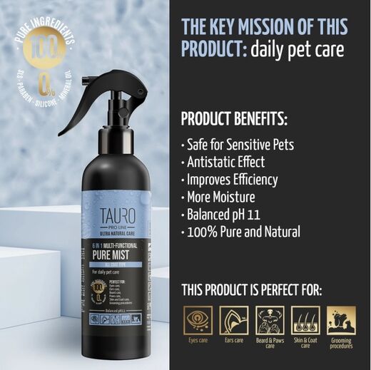 Tauro Pro Line 6in1 Multi-Functional Pure Mist Spray 250ml