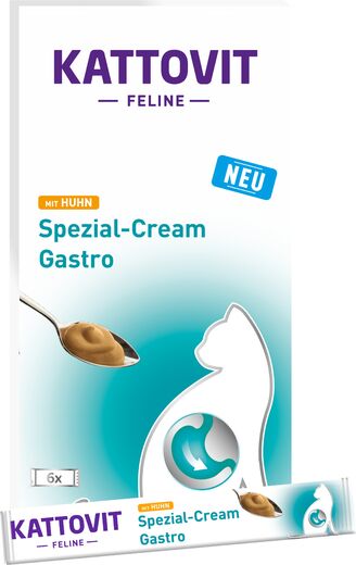 Kattovit Gastro Cream Chicken for Cats 6 x 15 g