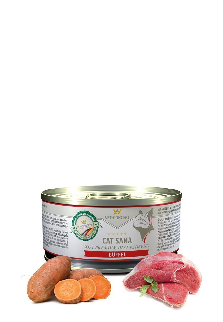 Vet Concept Cat Menu Sana Buffel 6 x 100 g