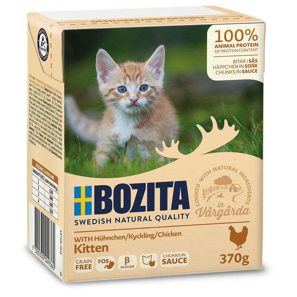 Bozita Kitten Kyckling i Sås för Katter 6 x 370 g