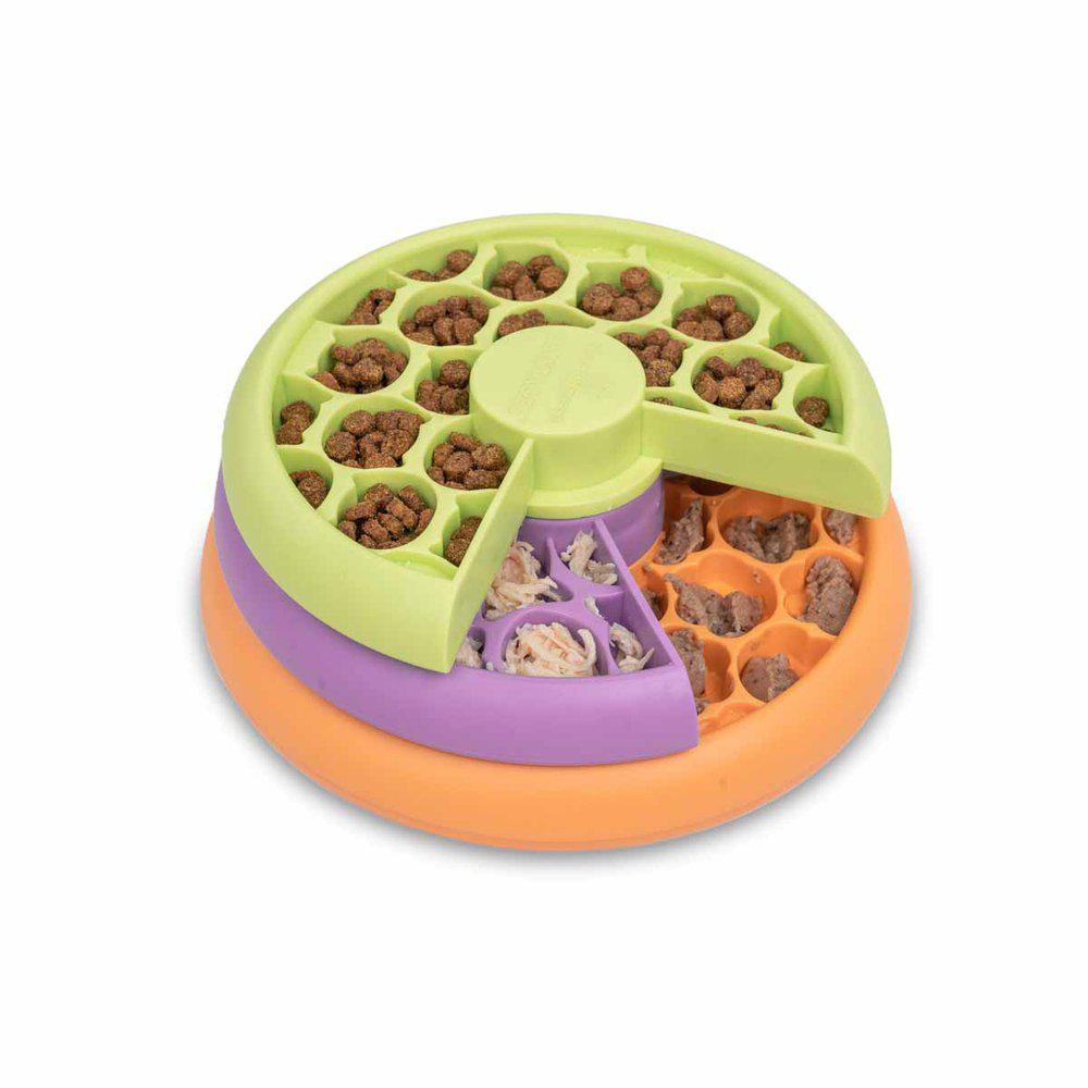 Nina Ottosson Kitty Lickin' Layers Activity Toy – 3-Level Puzzle Feeder