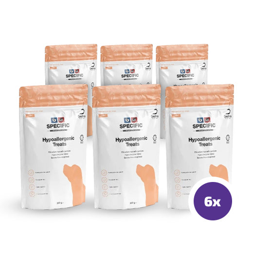 Specifc CT-HY hypoallergent hundgodis 6 x 300 g FLERPACK