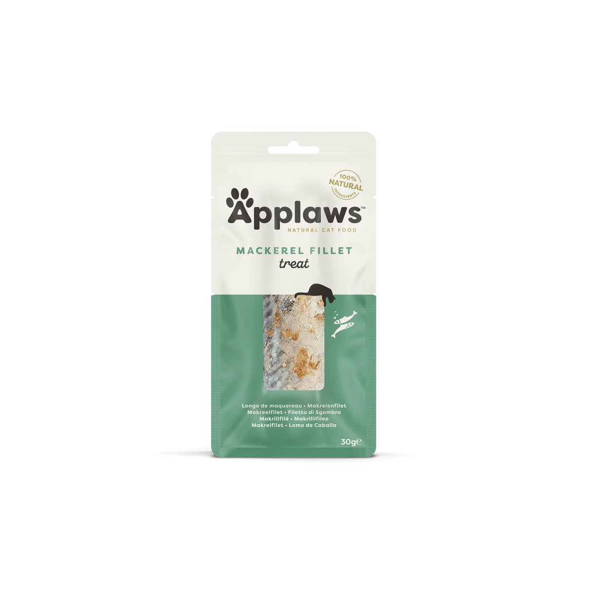 Applaws Katt Hel Makrillfilé 30 g