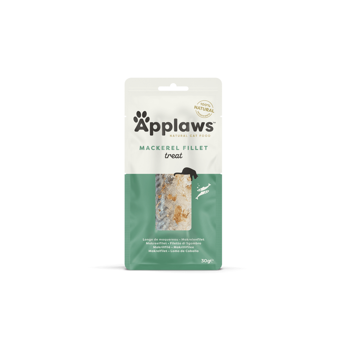 Applaws makrellifilee maius kassidele 30g